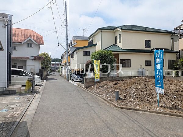 接道状況および現場風景　【昭島市中神町】