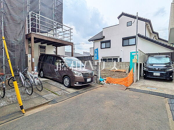 接道状況および現場風景　【三鷹市井口4丁目】