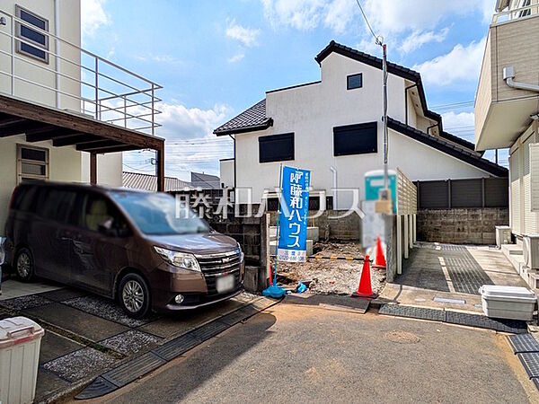 接道状況および現場風景　【三鷹市井口4丁目】