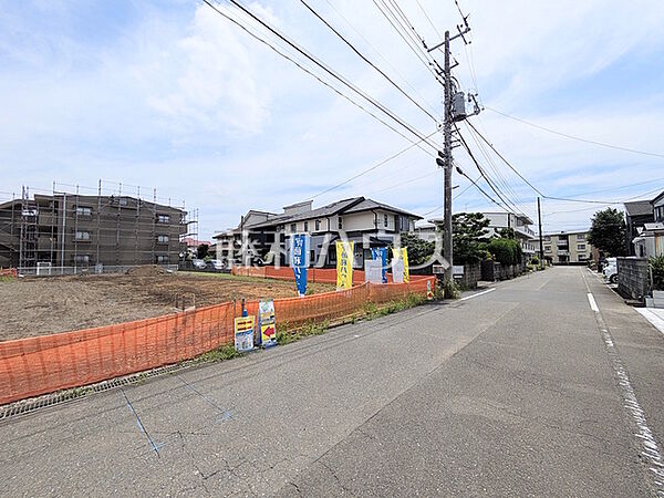 接道状況および現場風景　【日野市神明1丁目】
