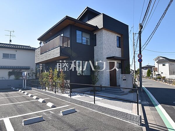 建物プラン例（パース・外観）　【日野市神明1丁目】