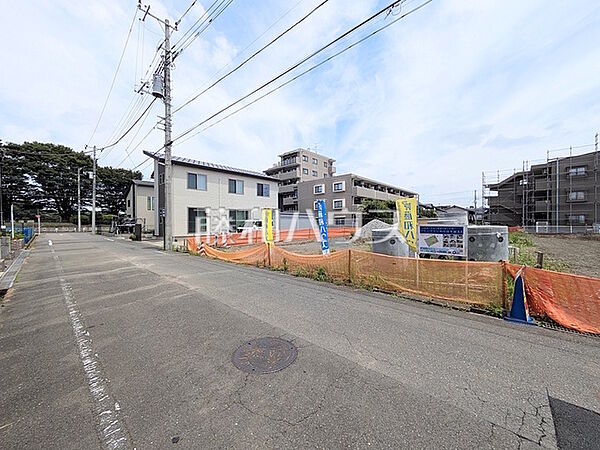 接道状況および現場風景　【日野市神明1丁目】