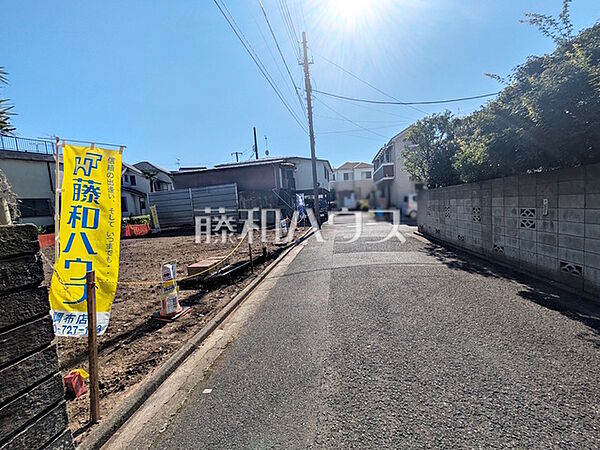 接道状況および現場風景　【狛江市岩戸南3丁目】