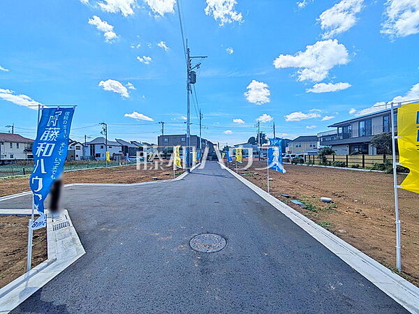 接道状況および現場風景　【調布市若葉町2丁目】
