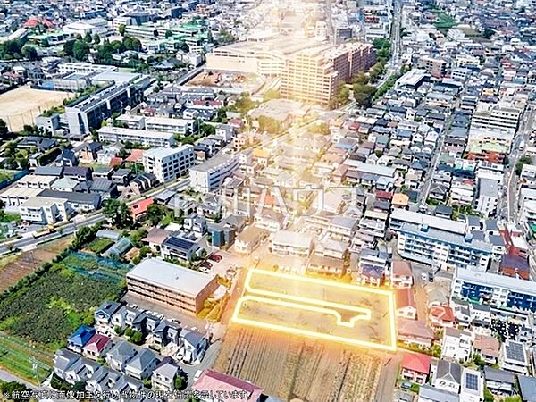 航空写真　【調布市若葉町2丁目】