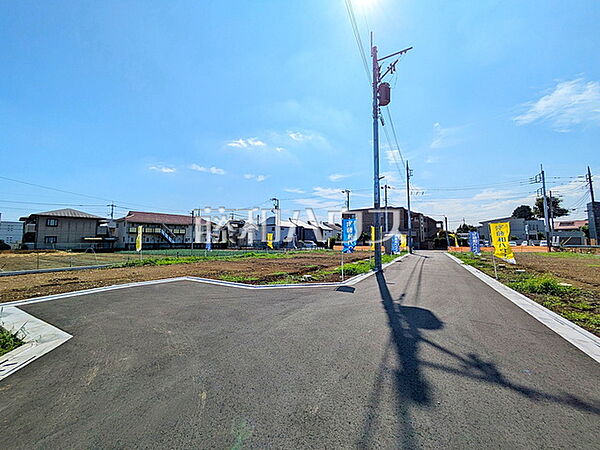 接道状況および現場風景　【調布市若葉町2丁目】