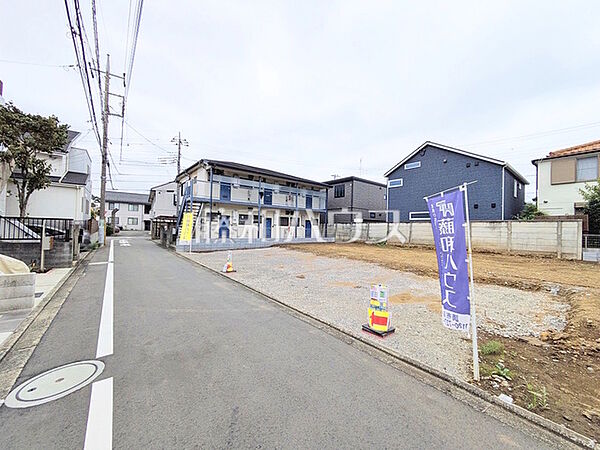接道状況および現場風景　【調布市調布ケ丘4丁目】