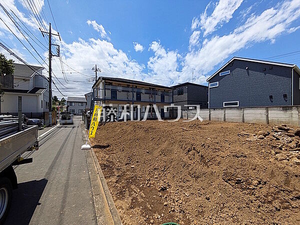 接道状況および現場風景　【調布市調布ケ丘4丁目】