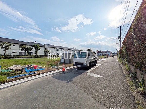 接道状況および現場風景　【東大和市仲原4丁目】