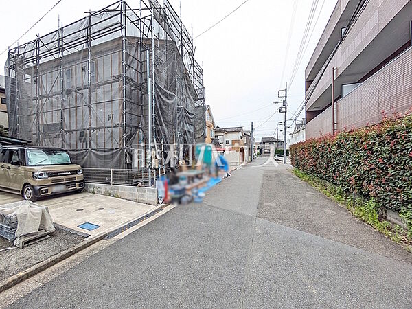 接道状況および現場風景　【東大和市中央1丁目】