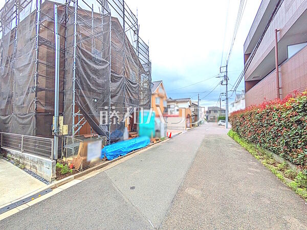 接道状況および現場風景　【東大和市中央1丁目】