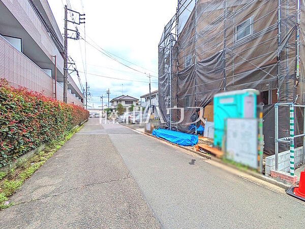 接道状況および現場風景　【東大和市中央1丁目】