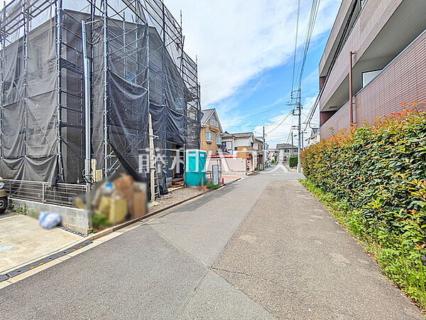接道状況および現場風景　【東大和市中央1丁目】