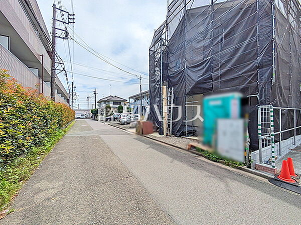 接道状況および現場風景　【東大和市中央1丁目】