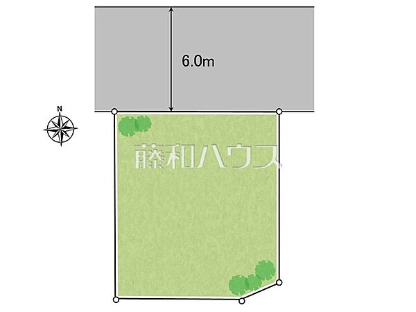 全体区画図　【東大和市中央1丁目】