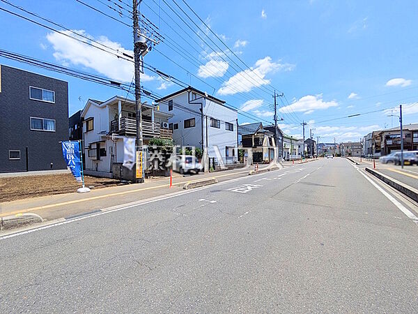 接道状況および現場風景　【富士見市鶴瀬西3丁目】
