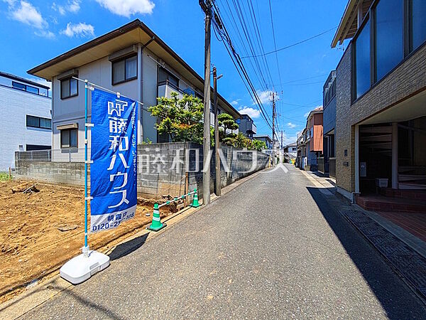 接道状況および現場風景　【富士見市鶴瀬西3丁目】