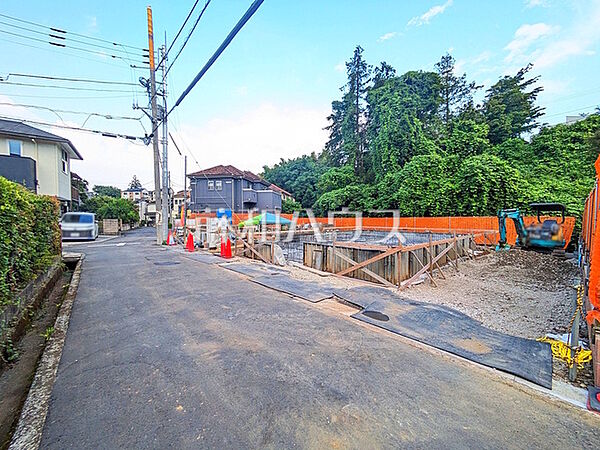 接道状況および現場風景　【八王子市寺田町】