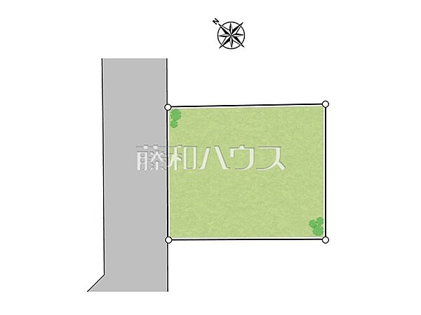 全体区画図　【東村山市久米川町2丁目】