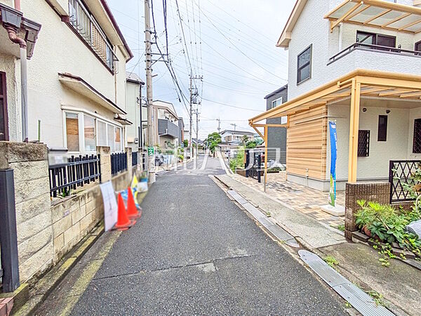 接道状況および現場風景　【杉並区成田東1丁目】
