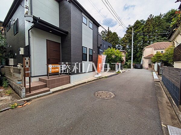 接道状況および現場風景　【清瀬市中里2丁目】