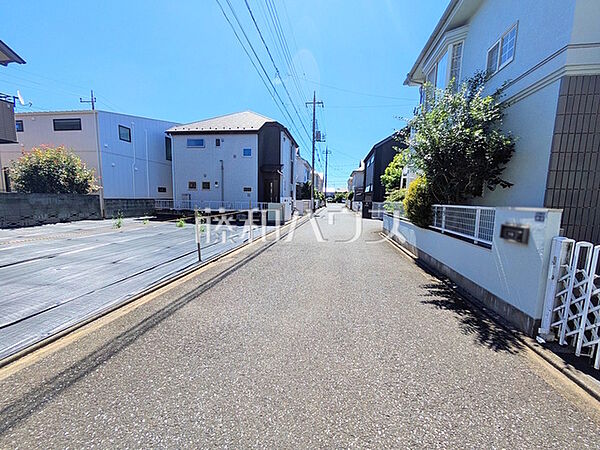 接道状況および現場風景　【小金井市東町2丁目】