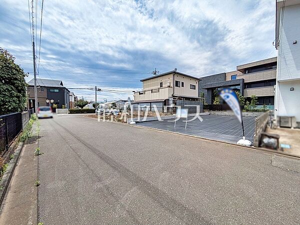 接道状況および現場風景　【清瀬市野塩1丁目】平日のご案内も可能です。まずはお気軽にお問合せ下さいませ。