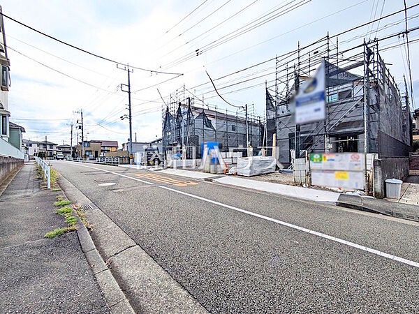接道状況および現場風景　【八王子市椚田町】