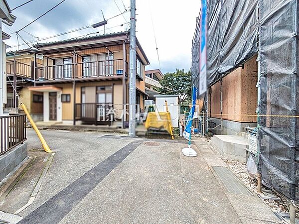 接道状況および現場風景　【富士見市大字勝瀬】