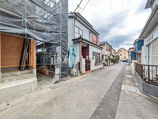 接道状況および現場風景　【富士見市大字勝瀬】