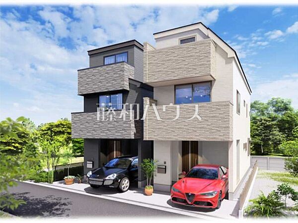 【建物プラン例パース】