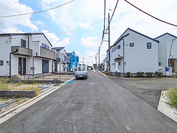 接道状況および現場風景　【国分寺市北町4丁目】