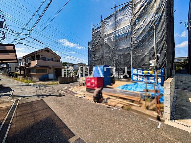 接道状況および現場風景 【所沢市大字山口】