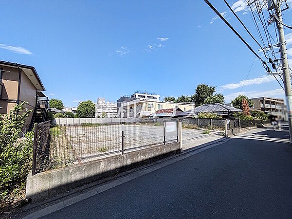 接道状況および現場風景　【調布市仙川町2丁目】