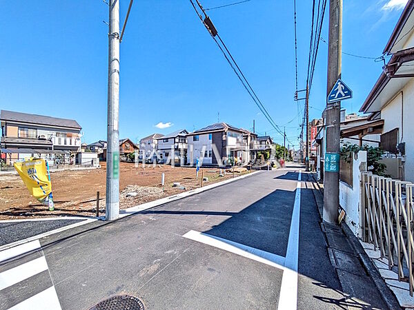 接道状況および現場風景　【府中市新町2丁目】