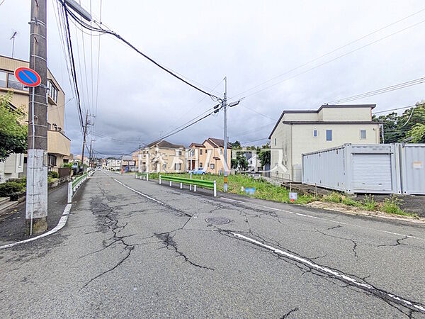 接道状況および現場風景　【八王子市下柚木】