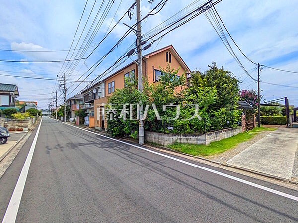接道状況および現場風景　【立川市若葉町3丁目】