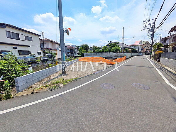 接道状況および現場風景　【東村山市諏訪町2丁目】