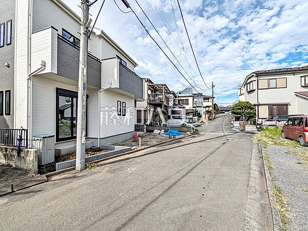 接道状況および現場風景　【昭島市緑町2丁目】
