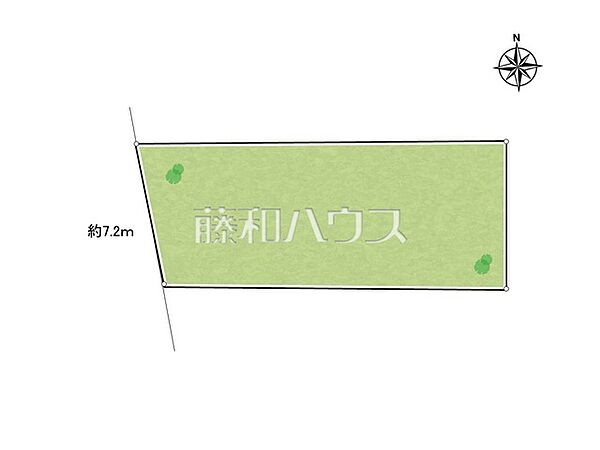 全体区画図　【西東京市保谷町1丁目】