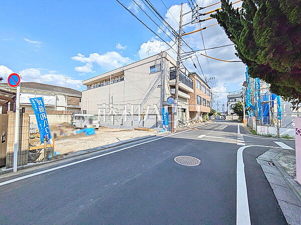 接道状況および現場風景　【三鷹市牟礼6丁目】