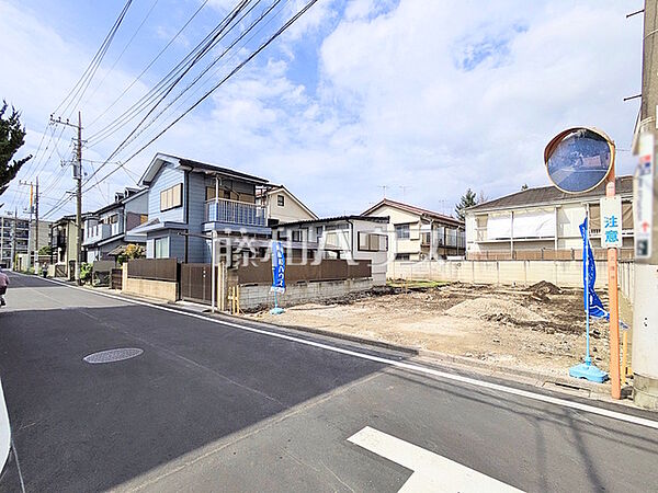 接道状況および現場風景　【三鷹市牟礼6丁目】