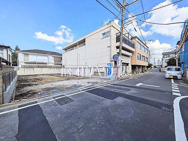 接道状況および現場風景　【三鷹市牟礼6丁目】