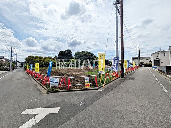 接道状況および現場風景　【調布市東つつじケ丘3丁目】
