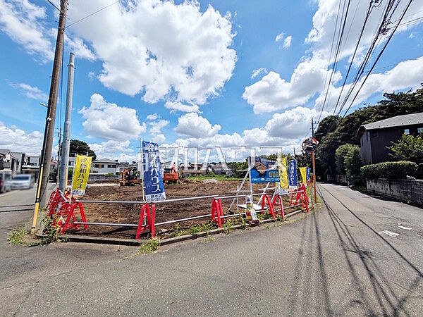 接道状況および現場風景　【調布市東つつじケ丘3丁目】