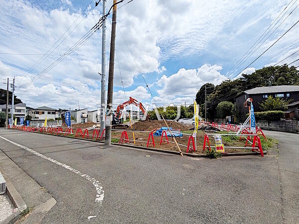 接道状況および現場風景　【調布市東つつじケ丘3丁目】