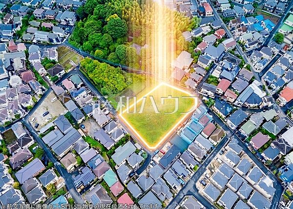 航空写真　【調布市東つつじケ丘3丁目】