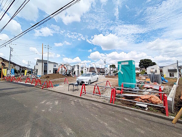 接道状況および現場風景　【調布市東つつじケ丘3丁目】