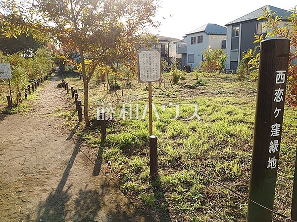 西恋ヶ窪緑地(エックス山) (750m)