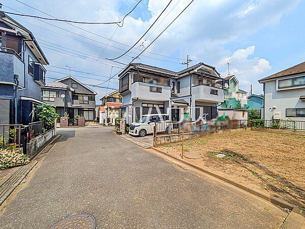 接道状況および現場風景　【武蔵村山市残堀4丁目】